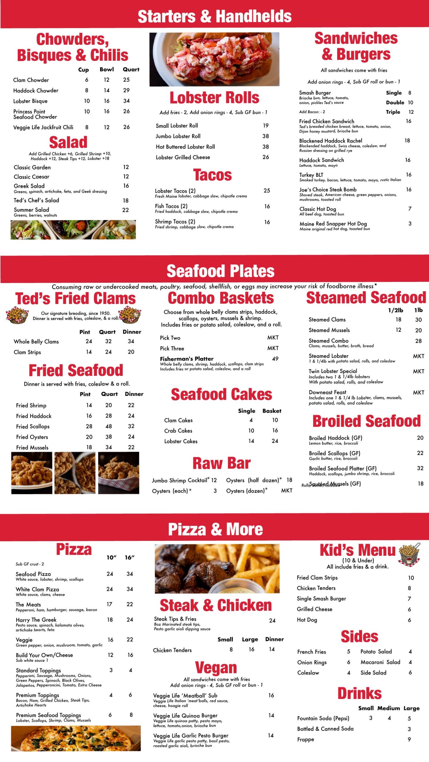 teds menu may 21
